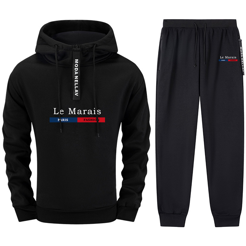 Street Fashion Paris 2025 - 2025 Nieuwe mode heren trainingspak met