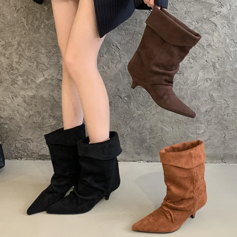 Street Fashion Vintage - Aneikeh Winter Puntige Teen Dunne Lage