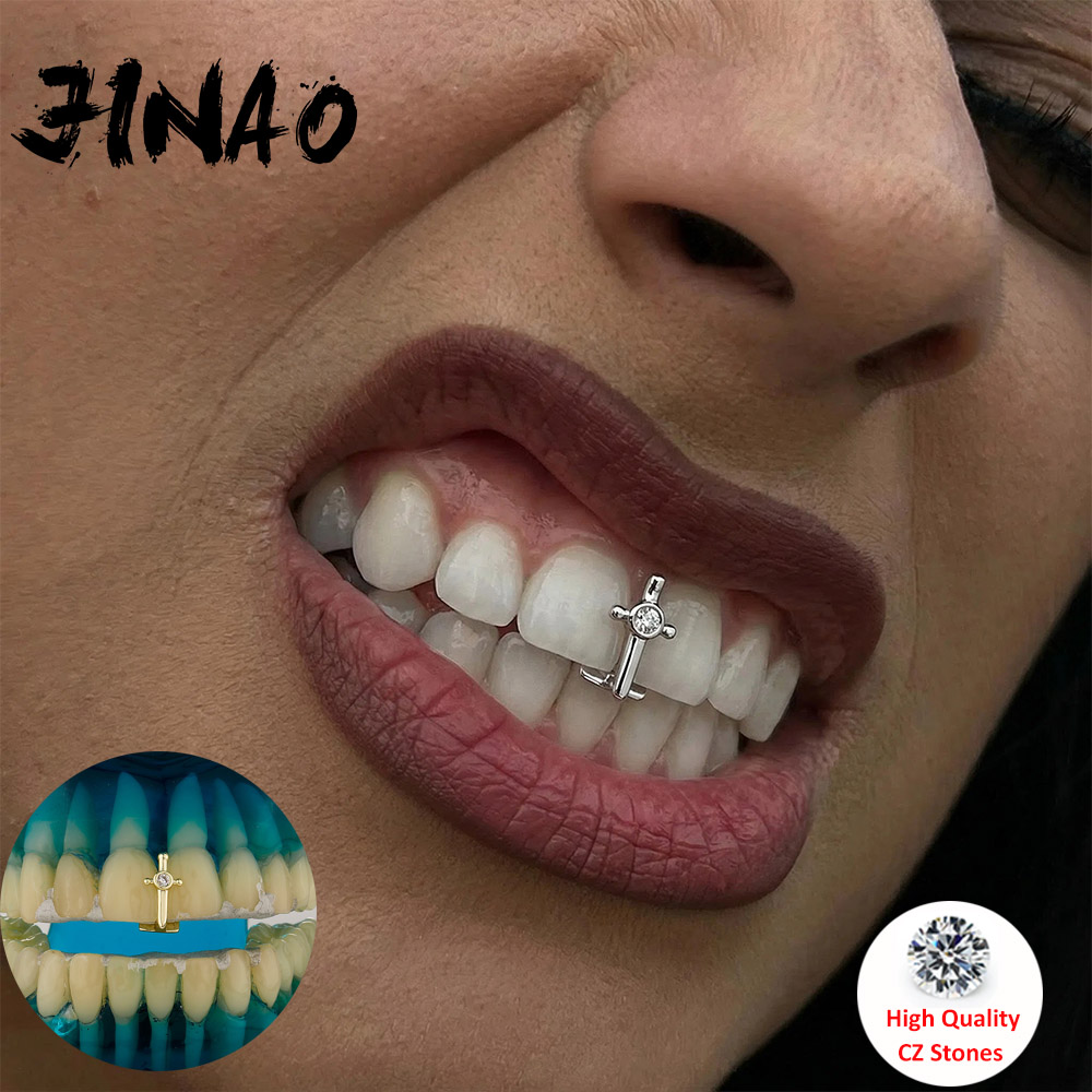 Street Fashion Jewelry - JINAO Hip Hop Eén rij Honor