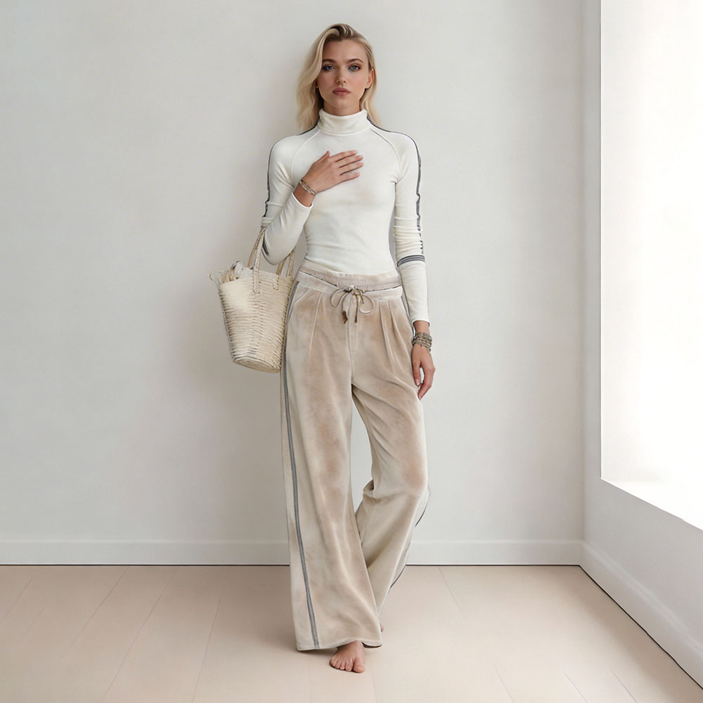 Italy Fashion Street - Mode Tweedelig Set Dames 2025 Lente