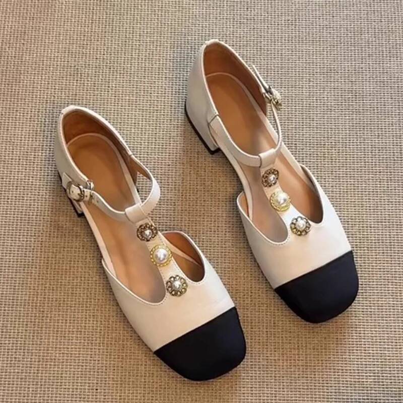Street Fashion Women - Vrouwen Vierkante Neus Hakken Sandalen Zomer