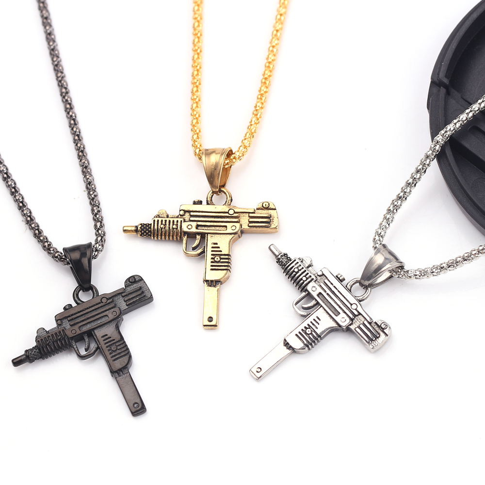 Punk Uzi pistool machinegeweer - Street Fashion Jewelry recensie en prijs