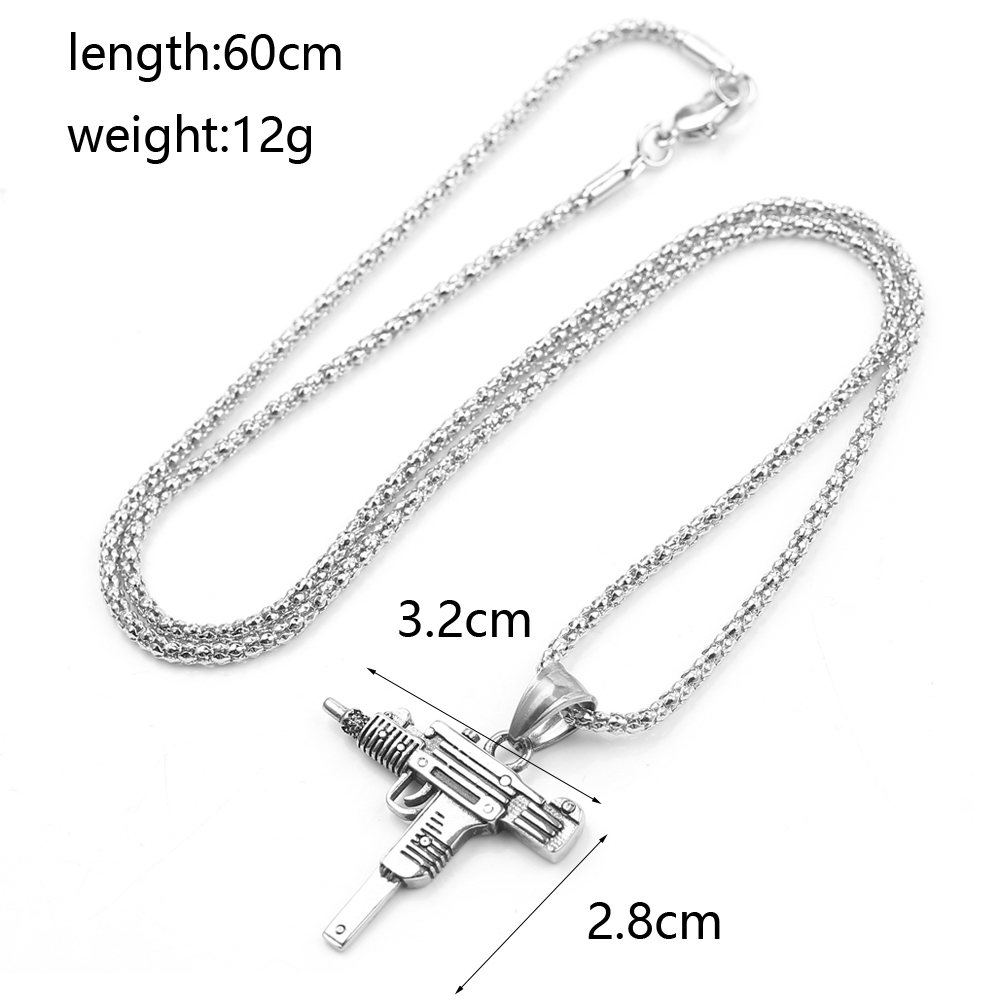 Punk Uzi pistool machinegeweer - Street Fashion Jewelry recensie en prijs