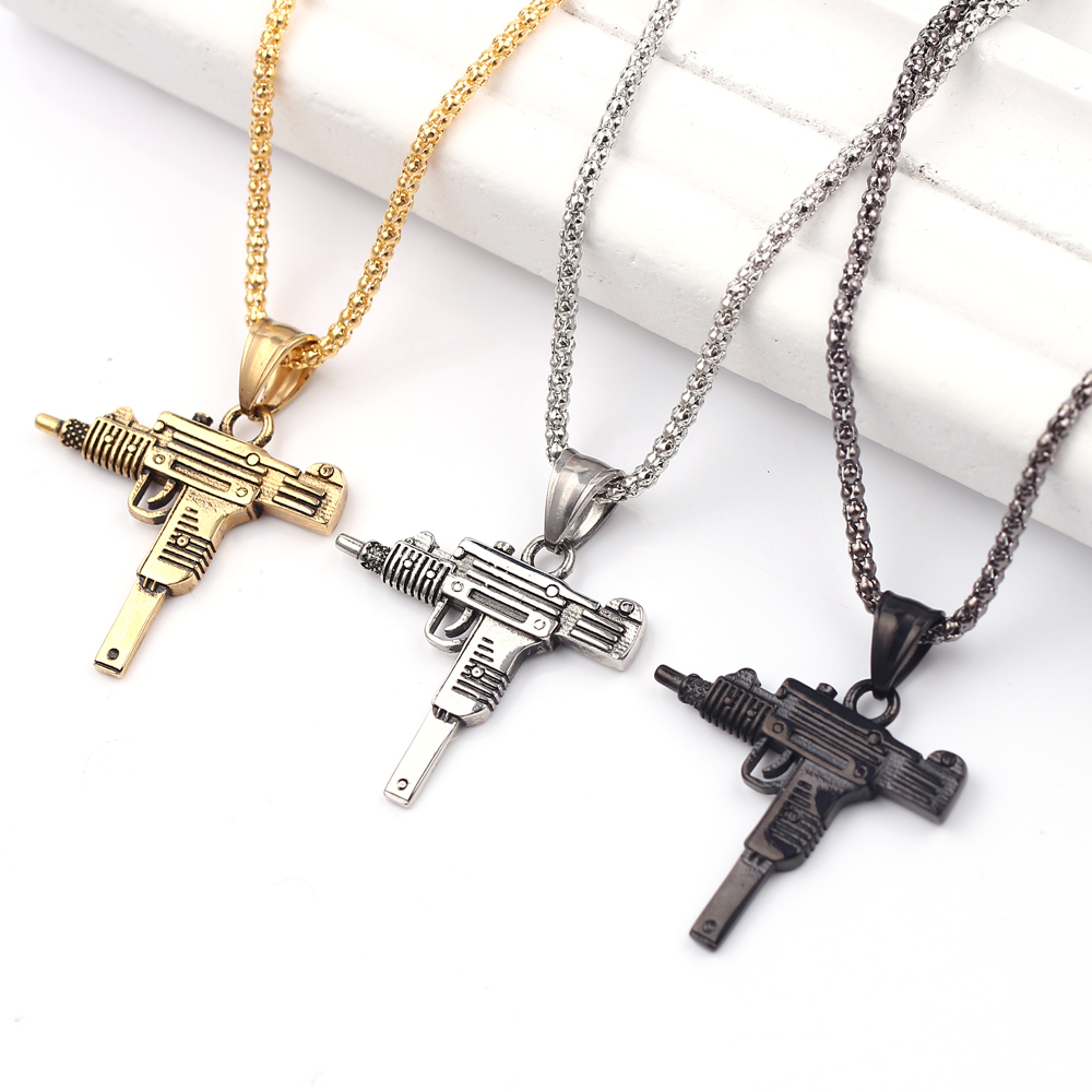 Punk Uzi pistool machinegeweer - Street Fashion Jewelry recensie en prijs