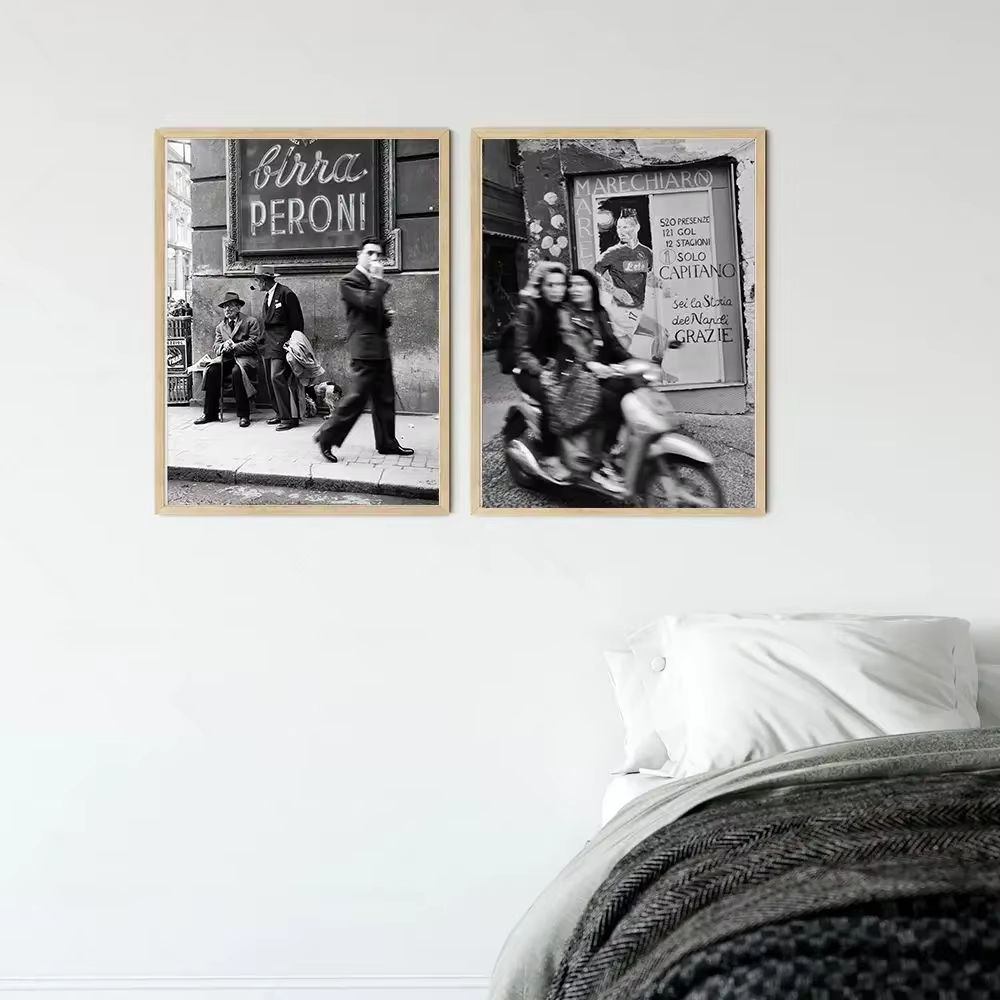 Mode zwart-wit vintage fotogra - Italy Fashion Street recensie en prijs