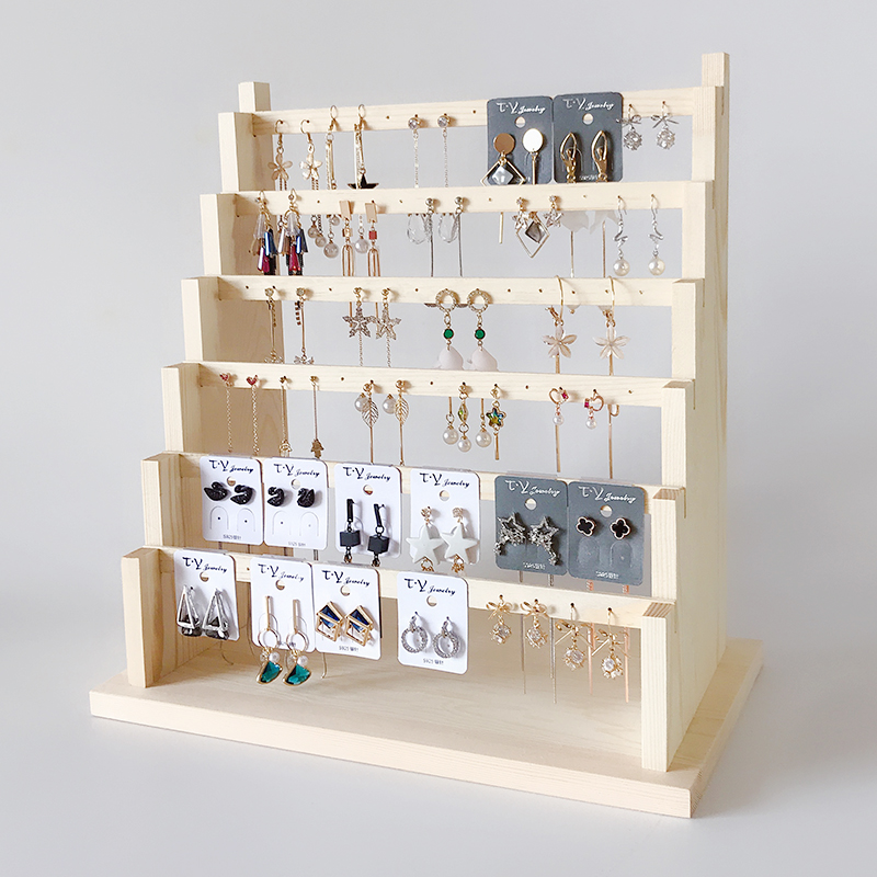   Houten oorbellenstandaard, a - Street Fashion Vendors recensie en prijs