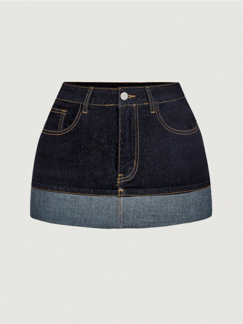 2026 Nieuwe Tweekleurige Denim - Street Fashion Vintage recensie en prijs