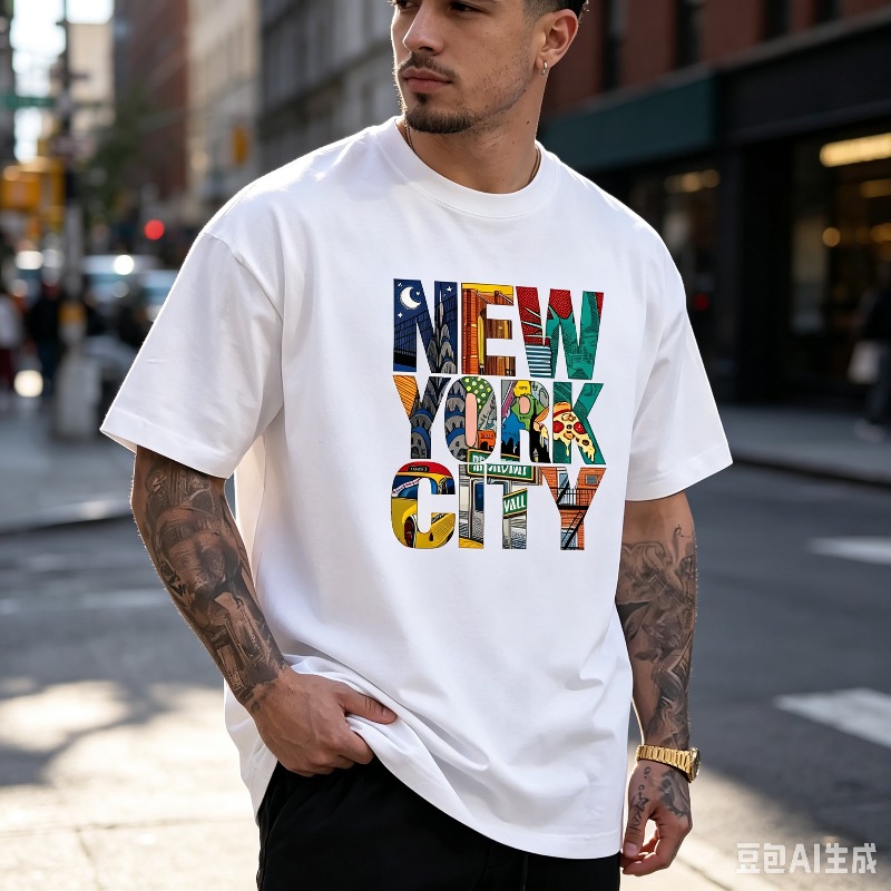 NEW YORK CITY Grafisch T-shirt - Street Style New York Fashion recensie en prijs
