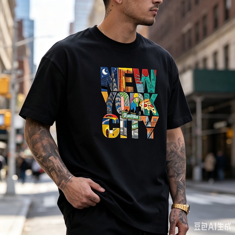 NEW YORK CITY Grafisch T-shirt - Street Style New York Fashion recensie en prijs