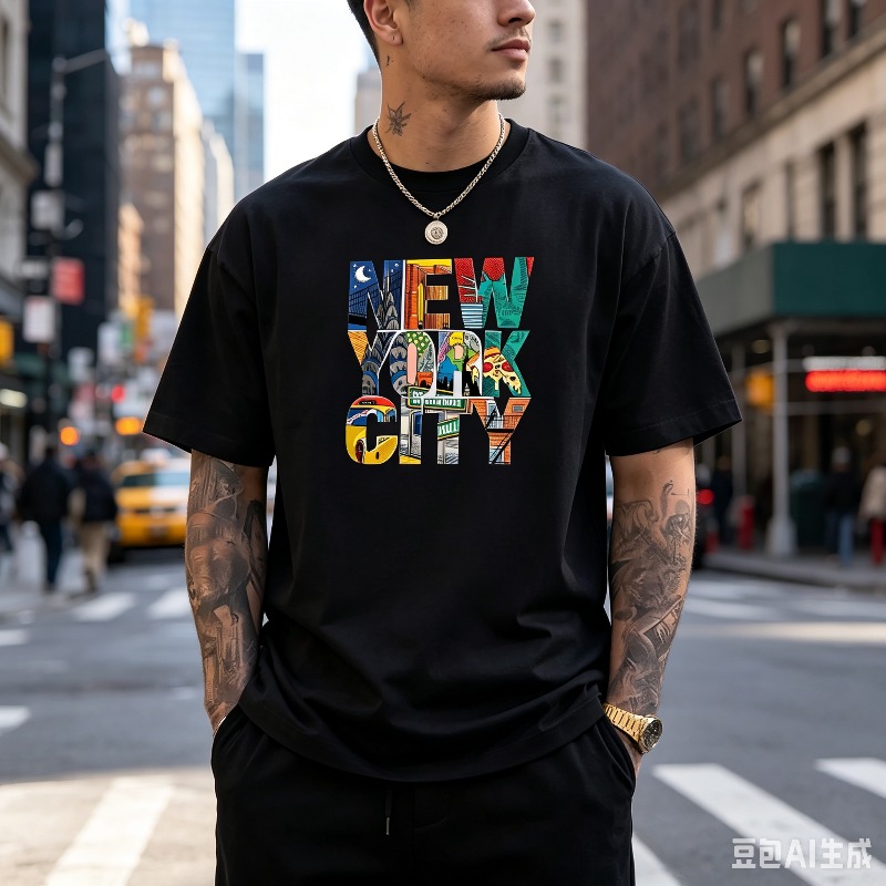 NEW YORK CITY Grafisch T-shirt - Street Style New York Fashion recensie en prijs