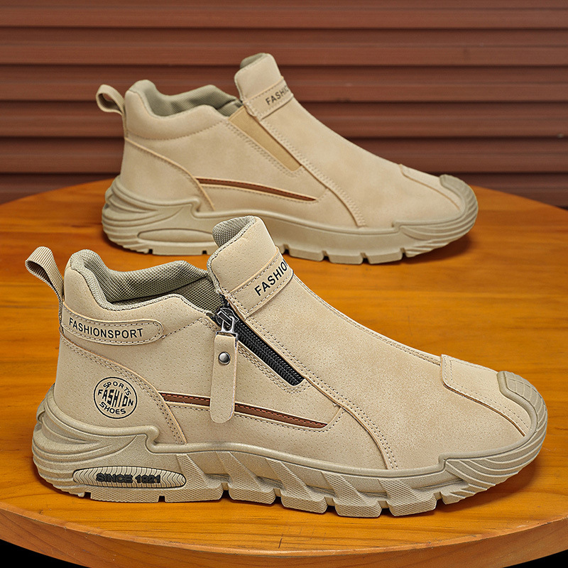 Casual korte laarzen voor here - Street Fashion Walking recensie en prijs