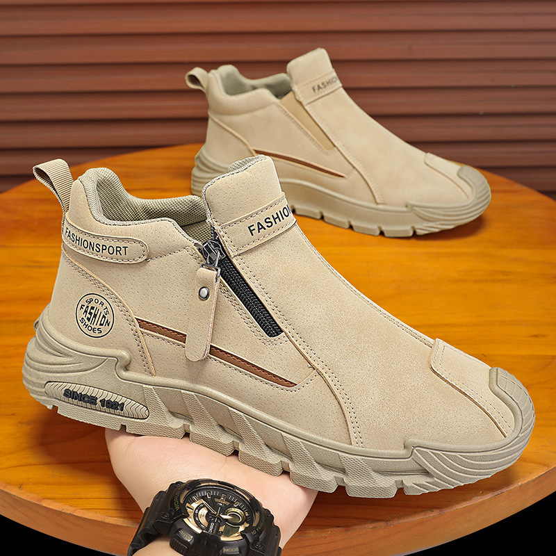 Casual korte laarzen voor here - Street Fashion Walking recensie en prijs