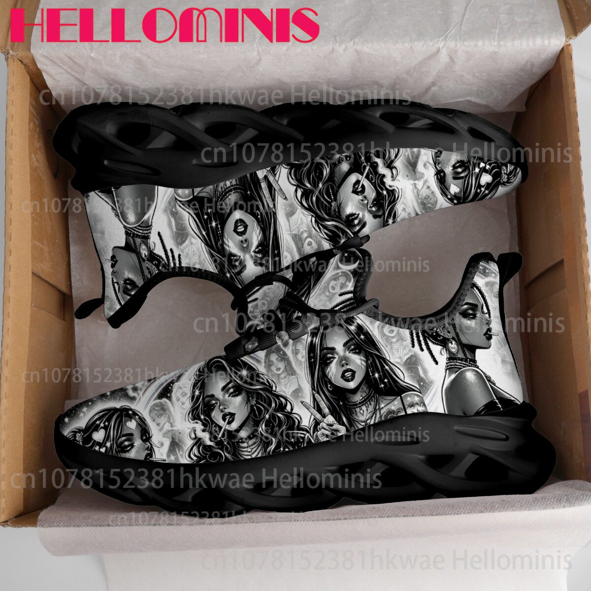 Grayscale Figure Art Print Chu - Street Fashion Walking recensie en prijs