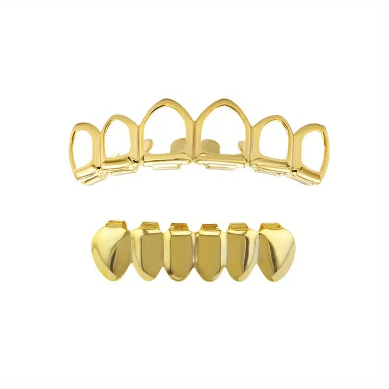 Een set modieuze hiphop-tandor - Street Fashion Jewelry recensie en prijs