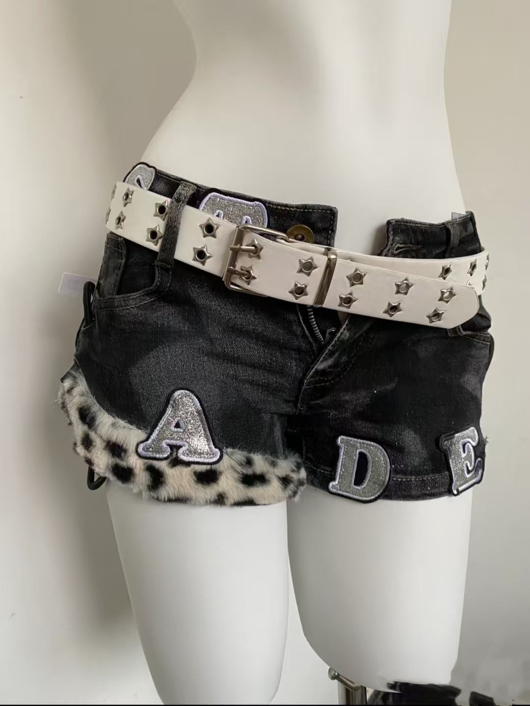 Y2k Geborduurde Patch Denim Sh - Street Fashion Clothing recensie en prijs