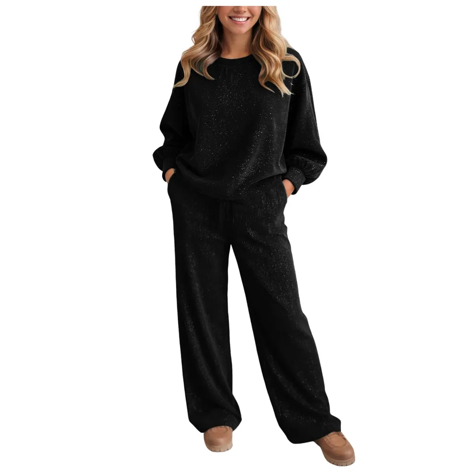 Glanzende 2-delige set voor da - Italy Fashion Street recensie en prijs