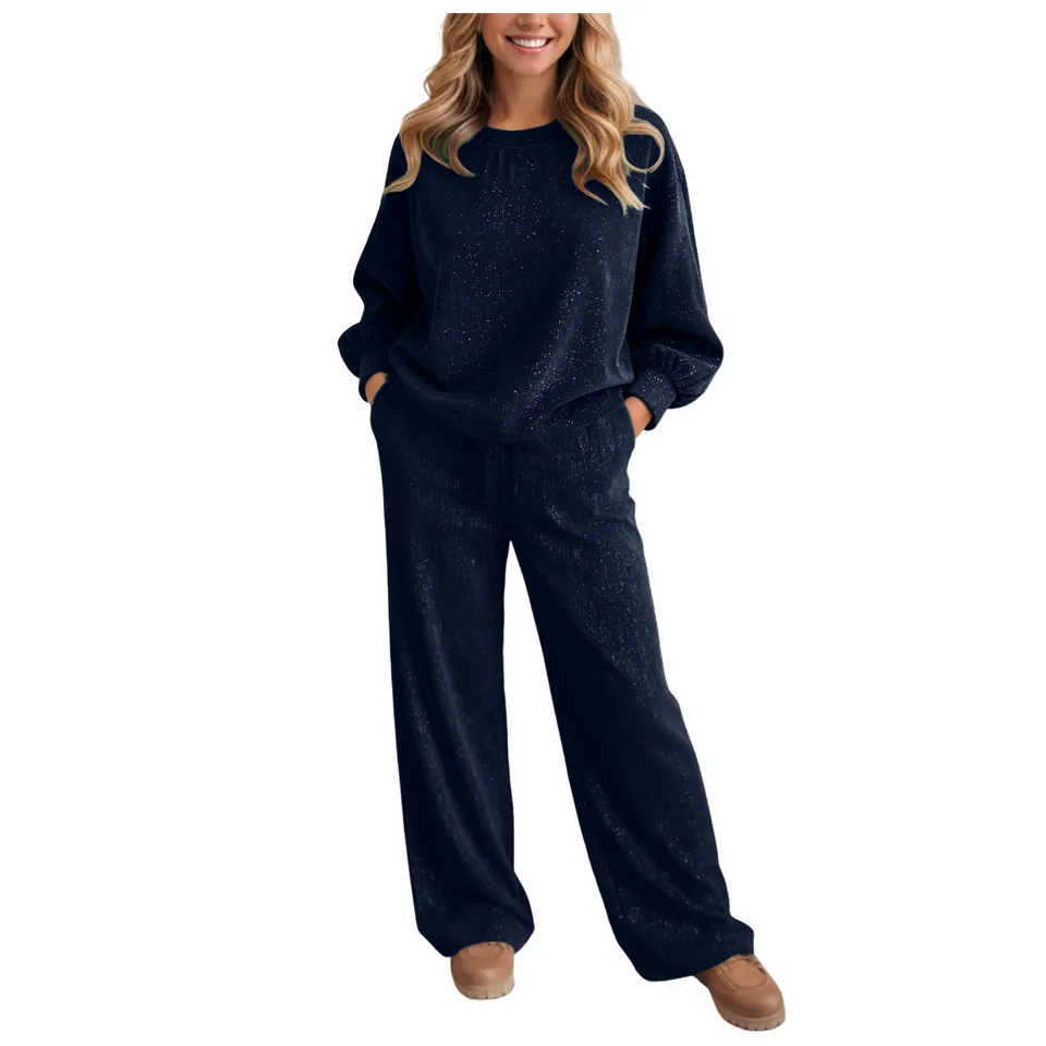 Glanzende 2-delige set voor da - Italy Fashion Street recensie en prijs