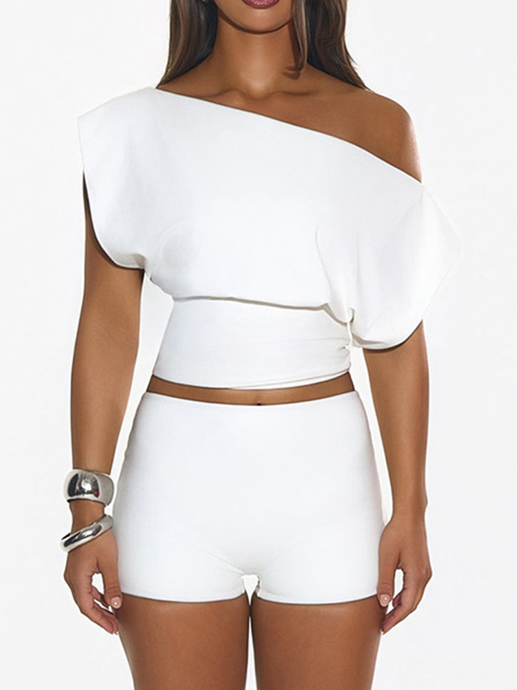 Witte Sexy Off-Shoulder Vrouwe - Street Fashion Co recensie en prijs