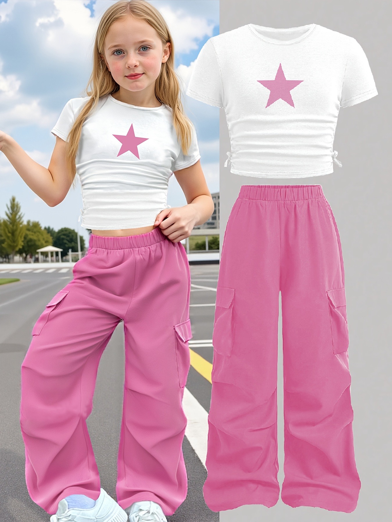 Trendy meisjes 2-delige co-ord - Street Fashion Co recensie en prijs