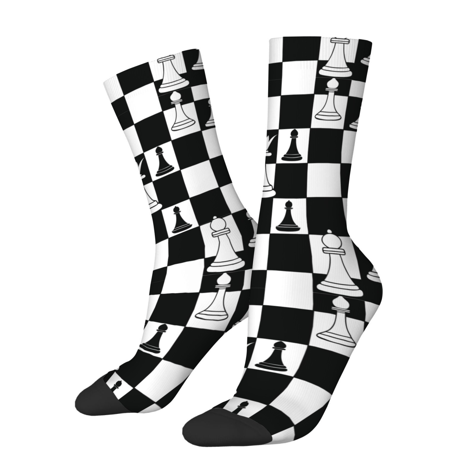 Zwart-witte schaakprint herens - Street Fashion Game recensie en prijs