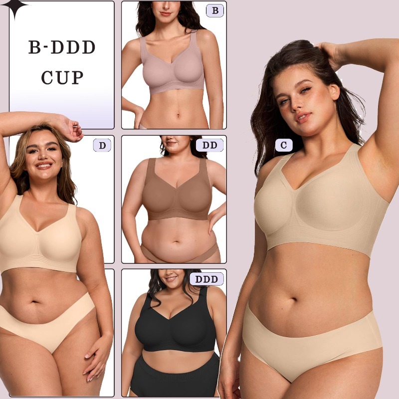 Plus Size Wireless Jelly BH Da - Street Fashion Women recensie en prijs