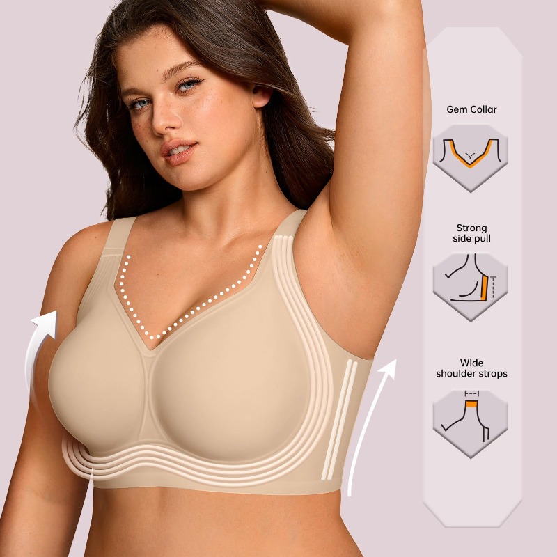 Plus Size Wireless Jelly BH Da - Street Fashion Women recensie en prijs