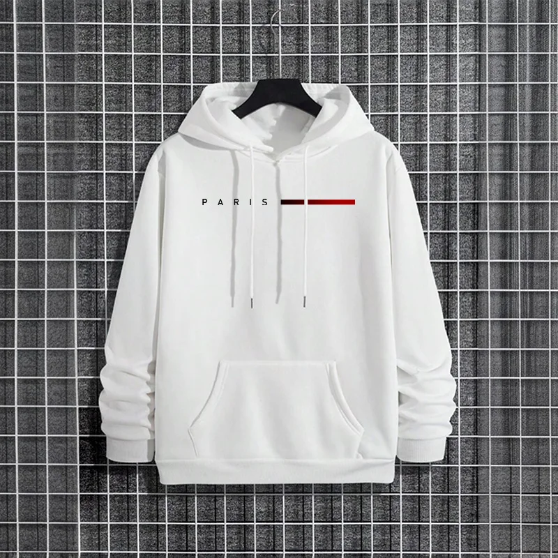 Trendy herensweater met capuch - Street Fashion Paris 2025 recensie en prijs