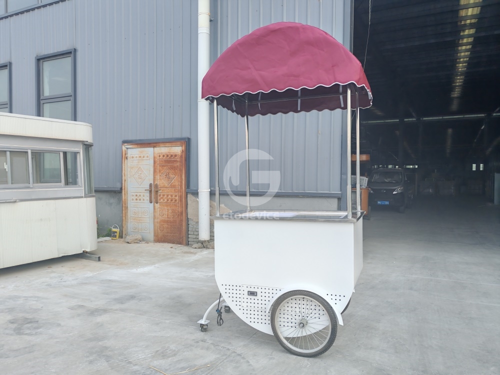 Mobiele verkoopkar voor ijs, d - Street Fashion Vendors recensie en prijs