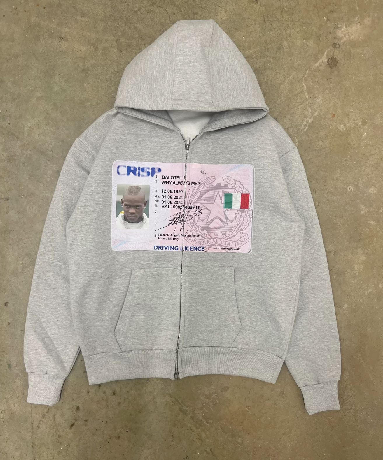 Y2K retro grijze zip-hoodies,  - Street Style New York Fashion recensie en prijs
