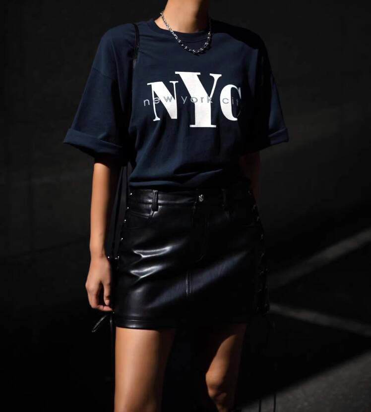 Amerikaanse Retro Stijl New Yo - Street Style New York Fashion recensie en prijs