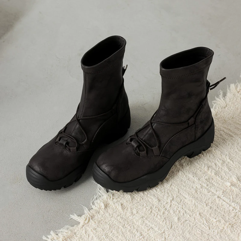 Flats Enkel Dameslaarzen Vrije - Street Fashion Walking recensie en prijs
